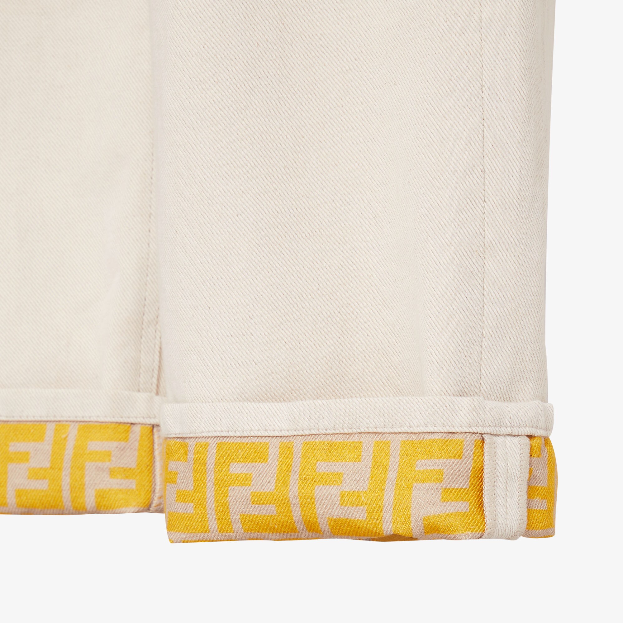 Long Jeans - Beige | FENDI US