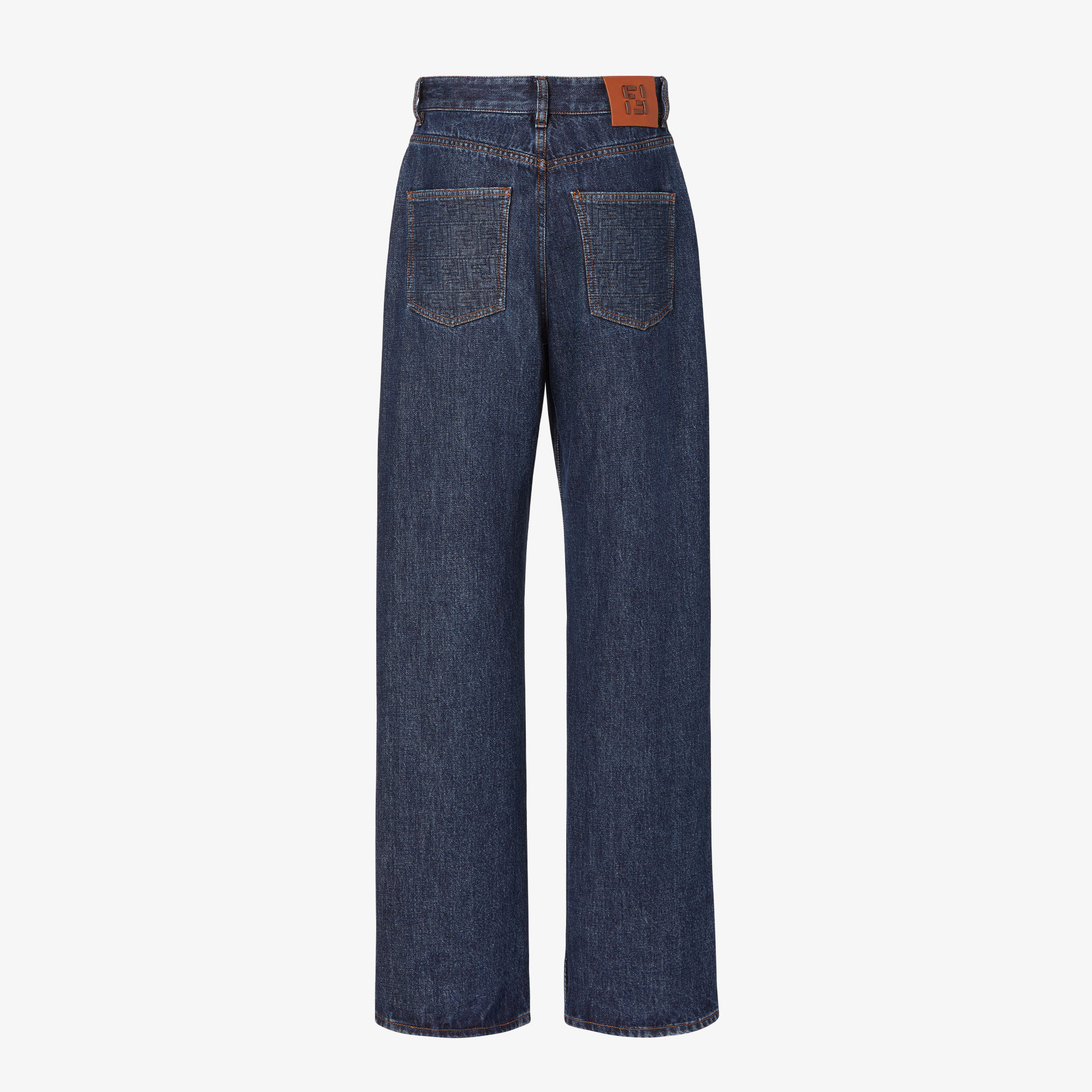 Fendi High-waisted five-pocket trousers with a wide, straight leg | Thumbnail 2