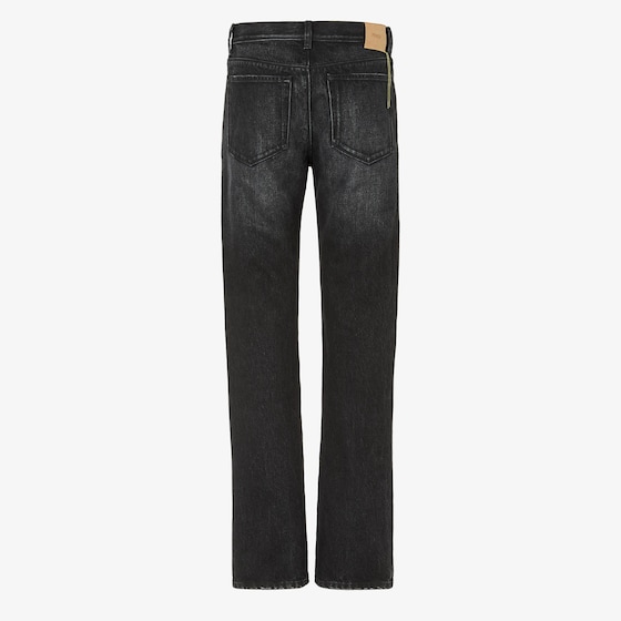 Fendi Slim-fit 5-pocket trousers made from black organic cotton | Thumbnail 2