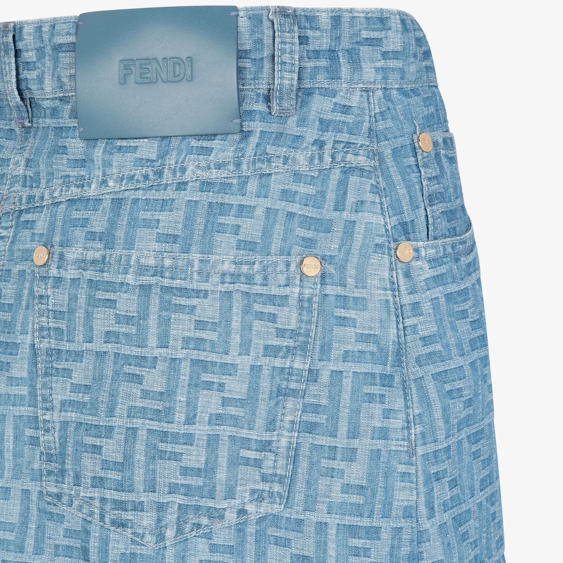 デニムスカート デニム ライトブルー | Fendi デニムスカート デニム ライトブルー | Fendi