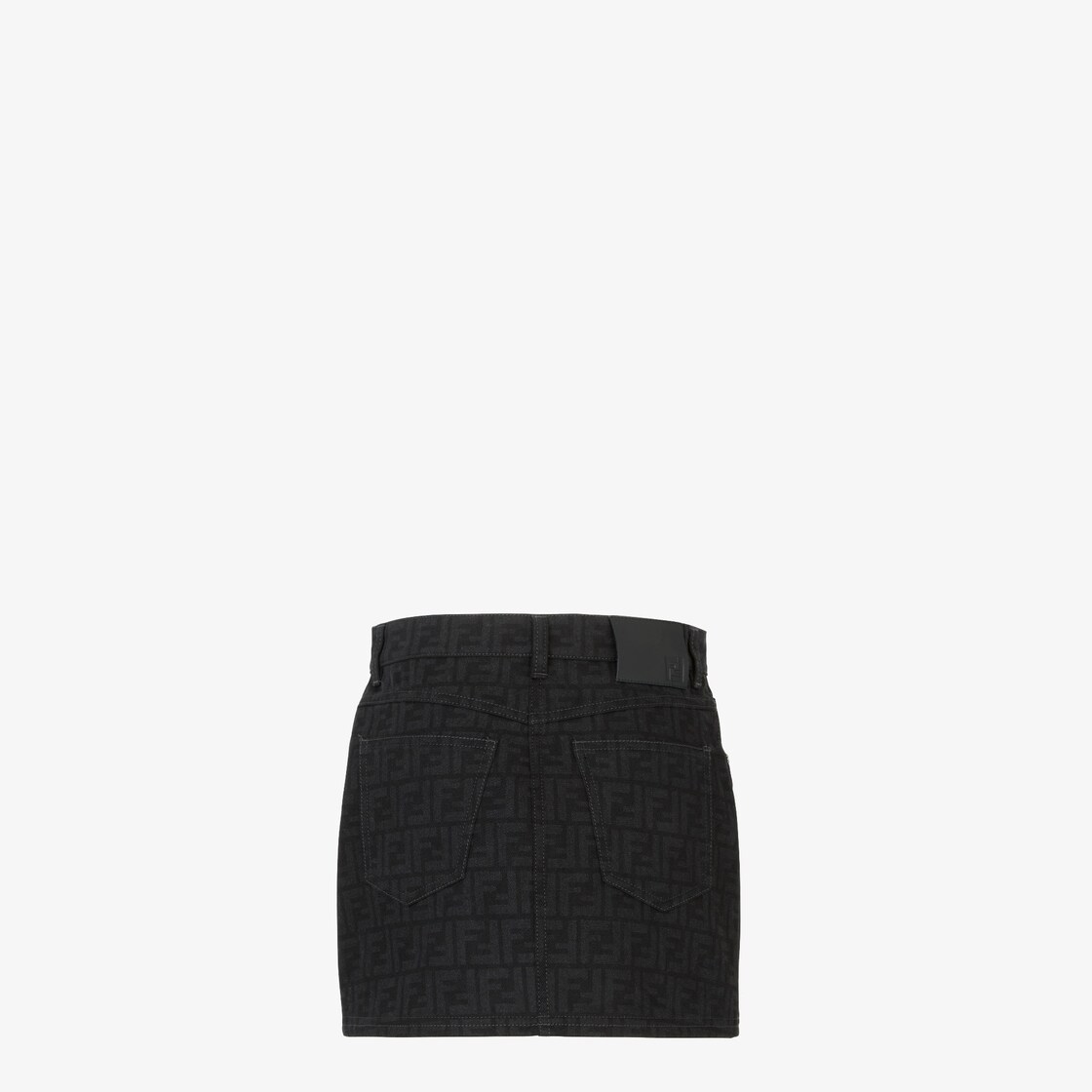 Jeans Skirt Black FF denim skirt Black - Image 3/5