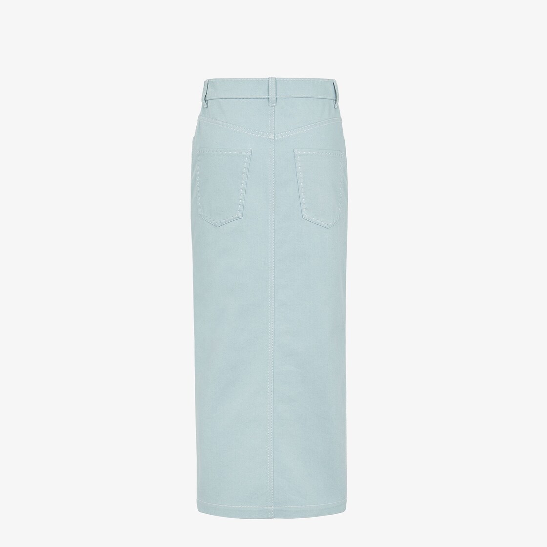 Skirt - Light blue denim skirt | Fendi 
