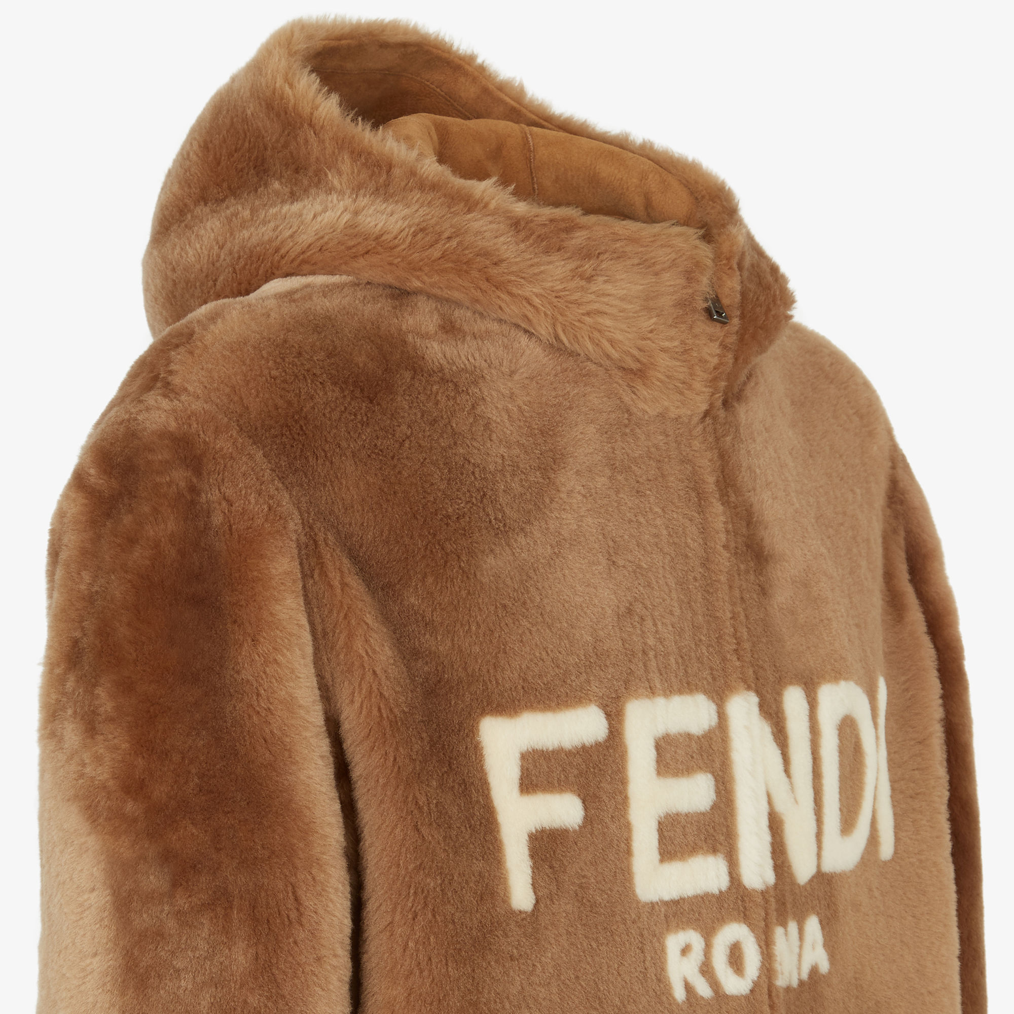 fendi shearling hoodie