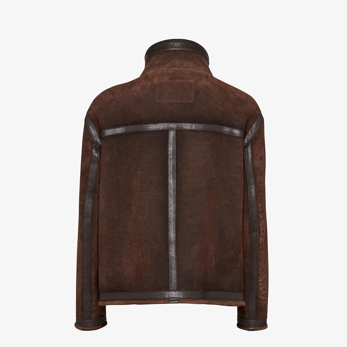 Fendi ff cheap motif shearling jacket