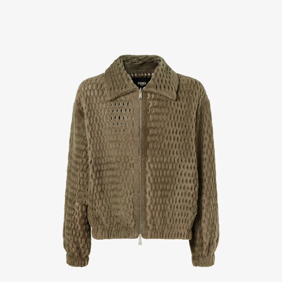 Fendi Blouson In Brown