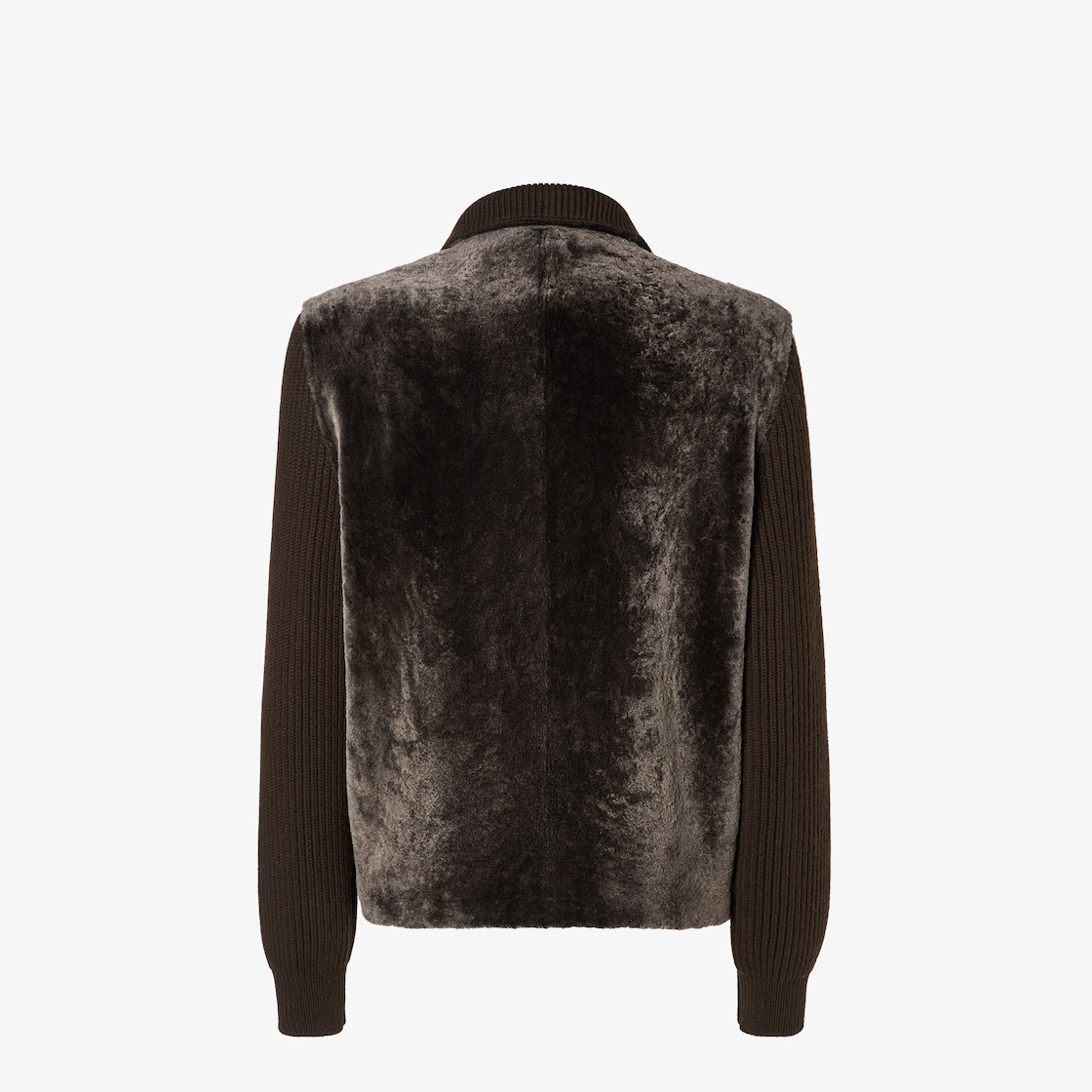 Blouson Brown wool and shearling blouson Brown - Image 2/4