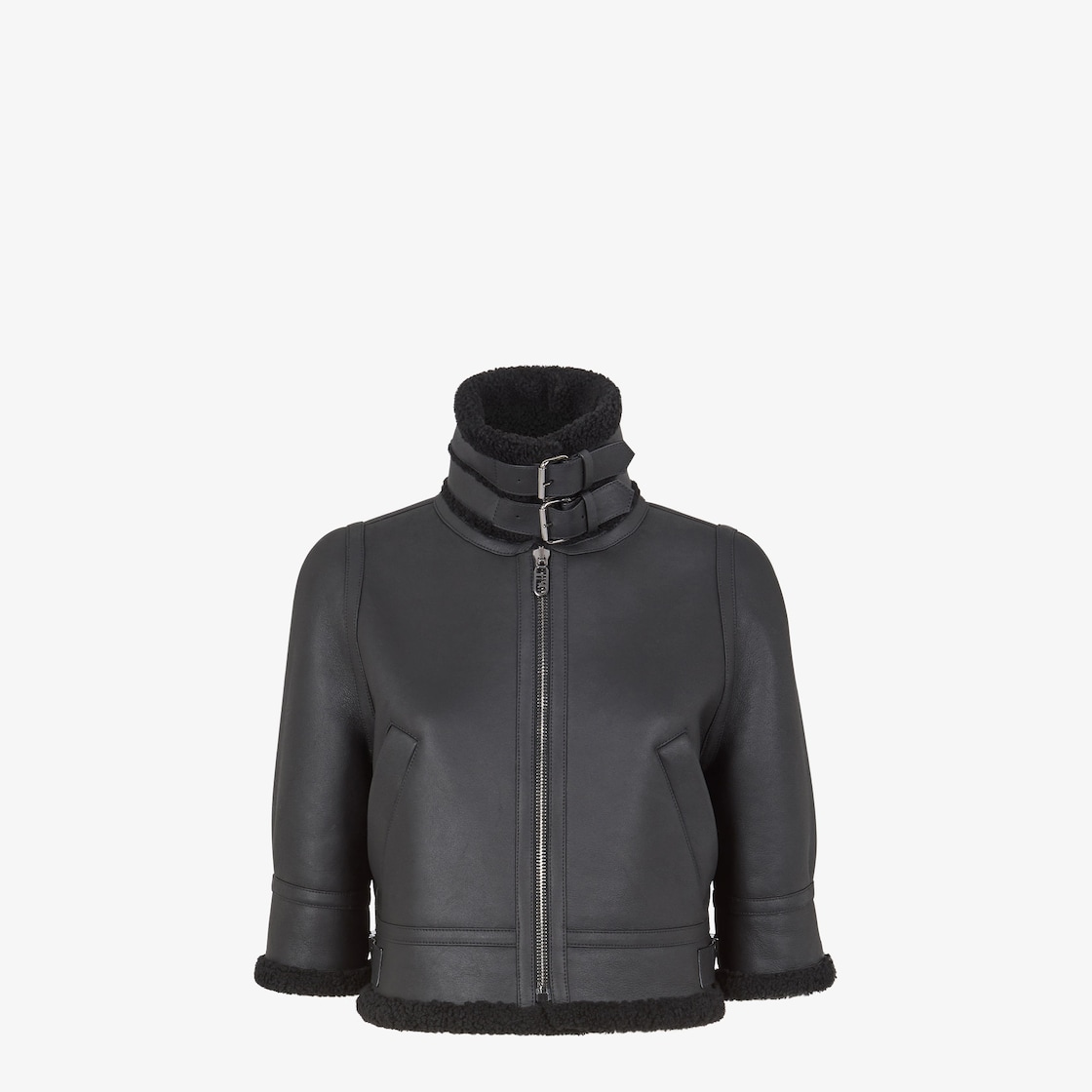 ボンバージャケット レザー ブラック | Fendi ボンバージャケット レザー ブラック | Fendi
