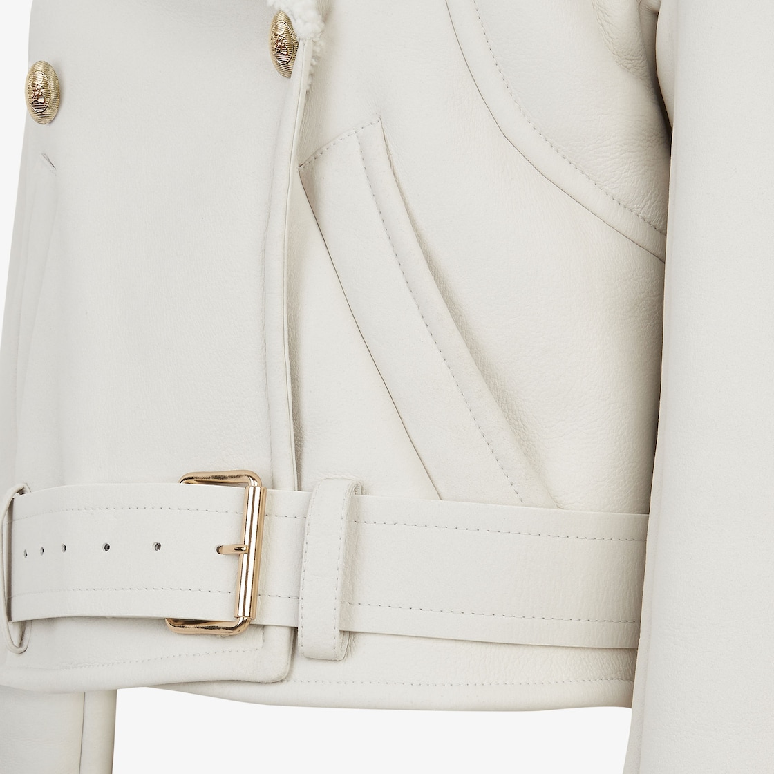 Jacket Fur White - Image 3/3