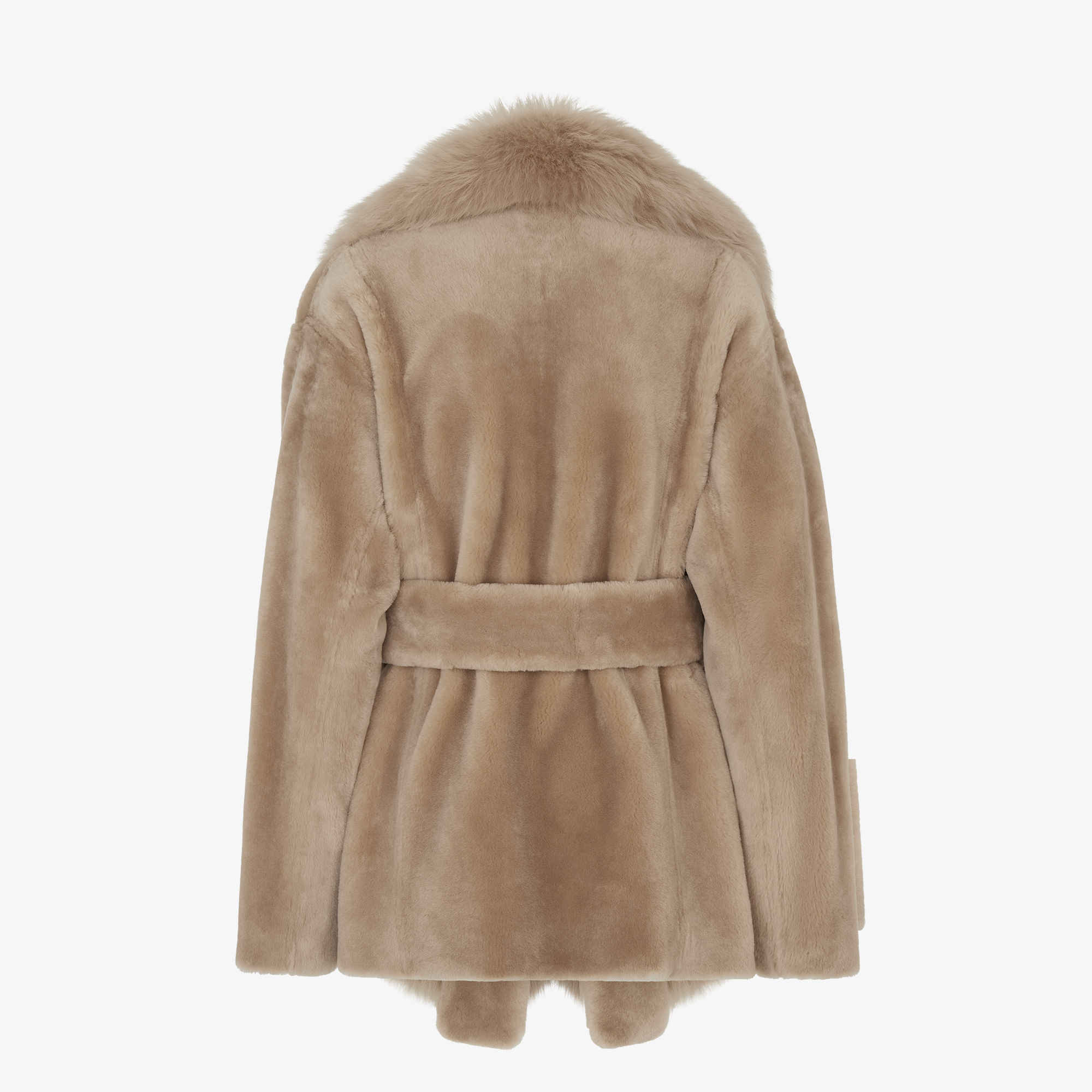 Coat Fur Beige | Fendi