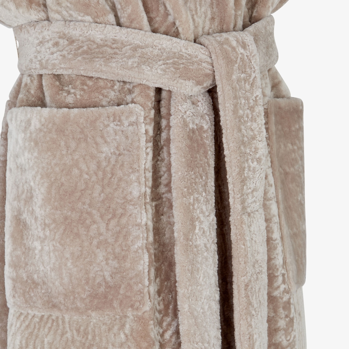 Coat Beige shearling coat Beige - Image 3/4