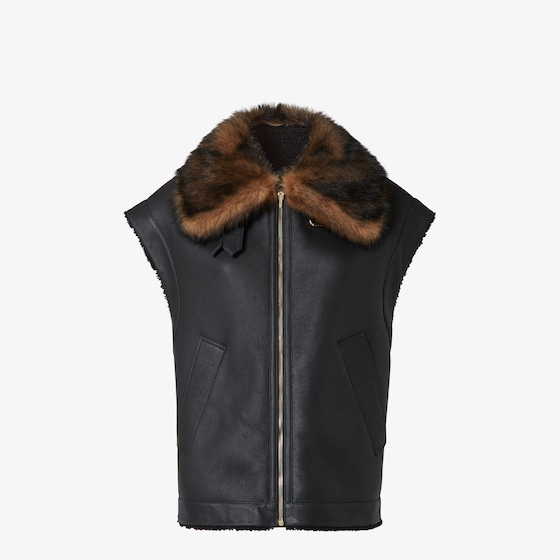Fendi Gilet In Black