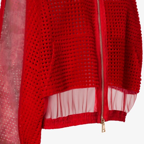 Fendi Oversize jacket with high collar and low-cut set-in sleeves | Thumbnail 3