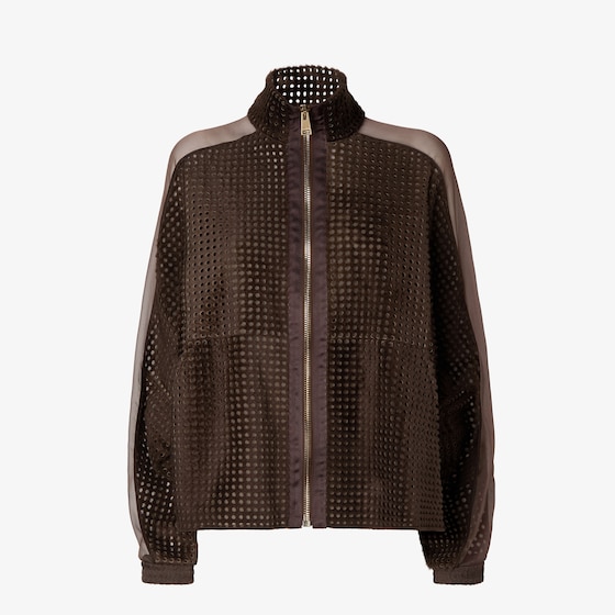 Fendi Jacket In Brown