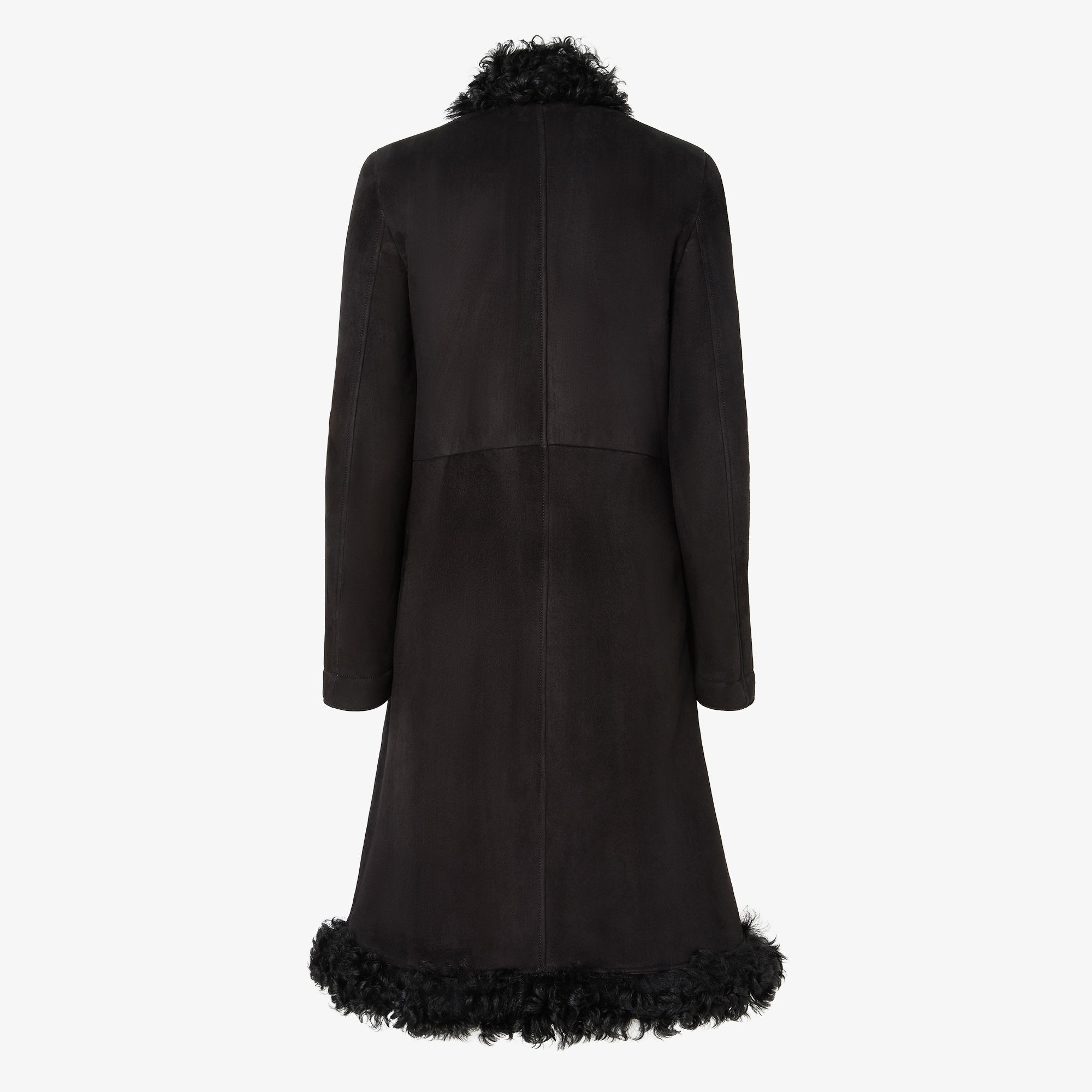 FENDIフェンディ コート ウエストベルト付き ブラック レディース コート - ブラック | FENDI JP