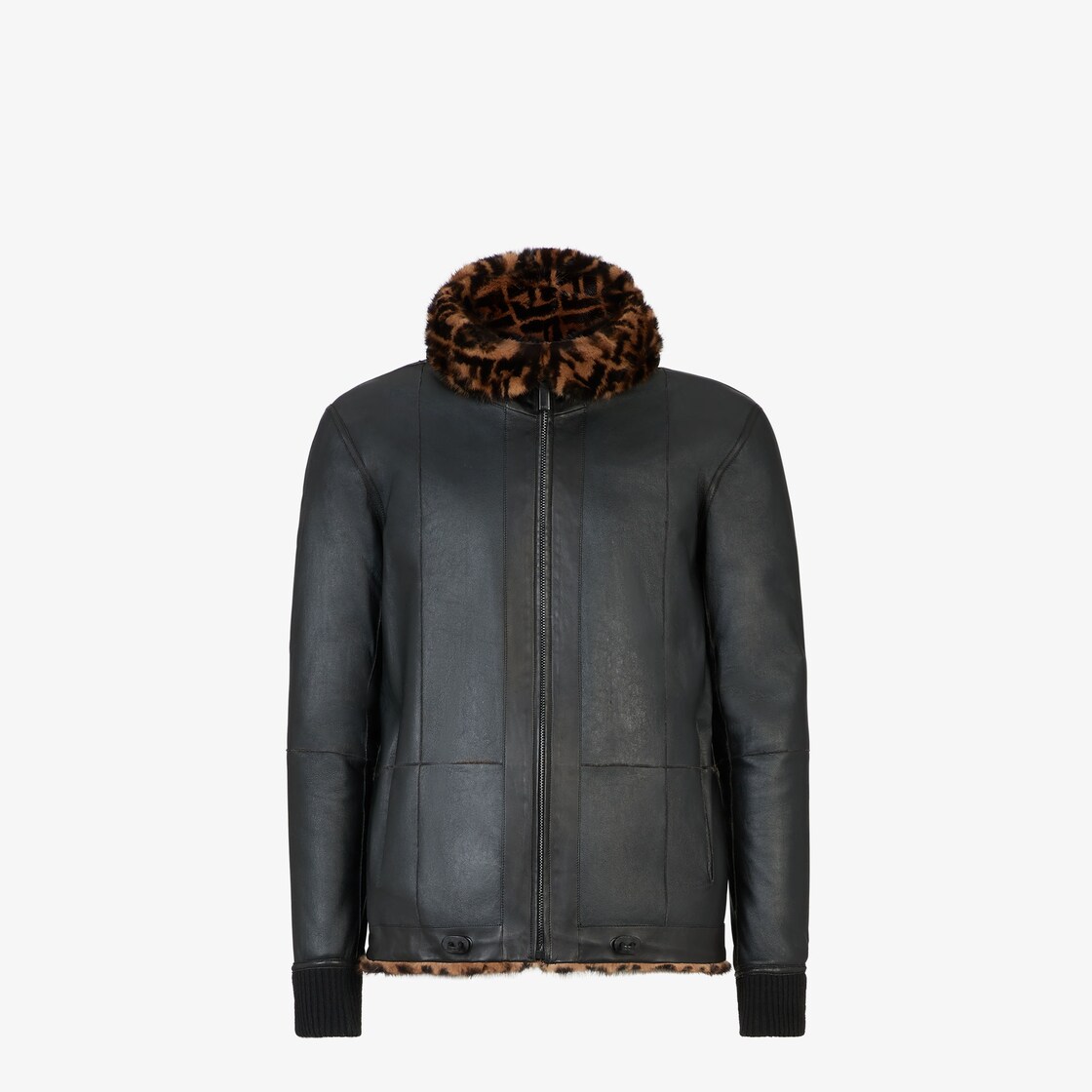 Fendi Fur Leather Jacket Reversible