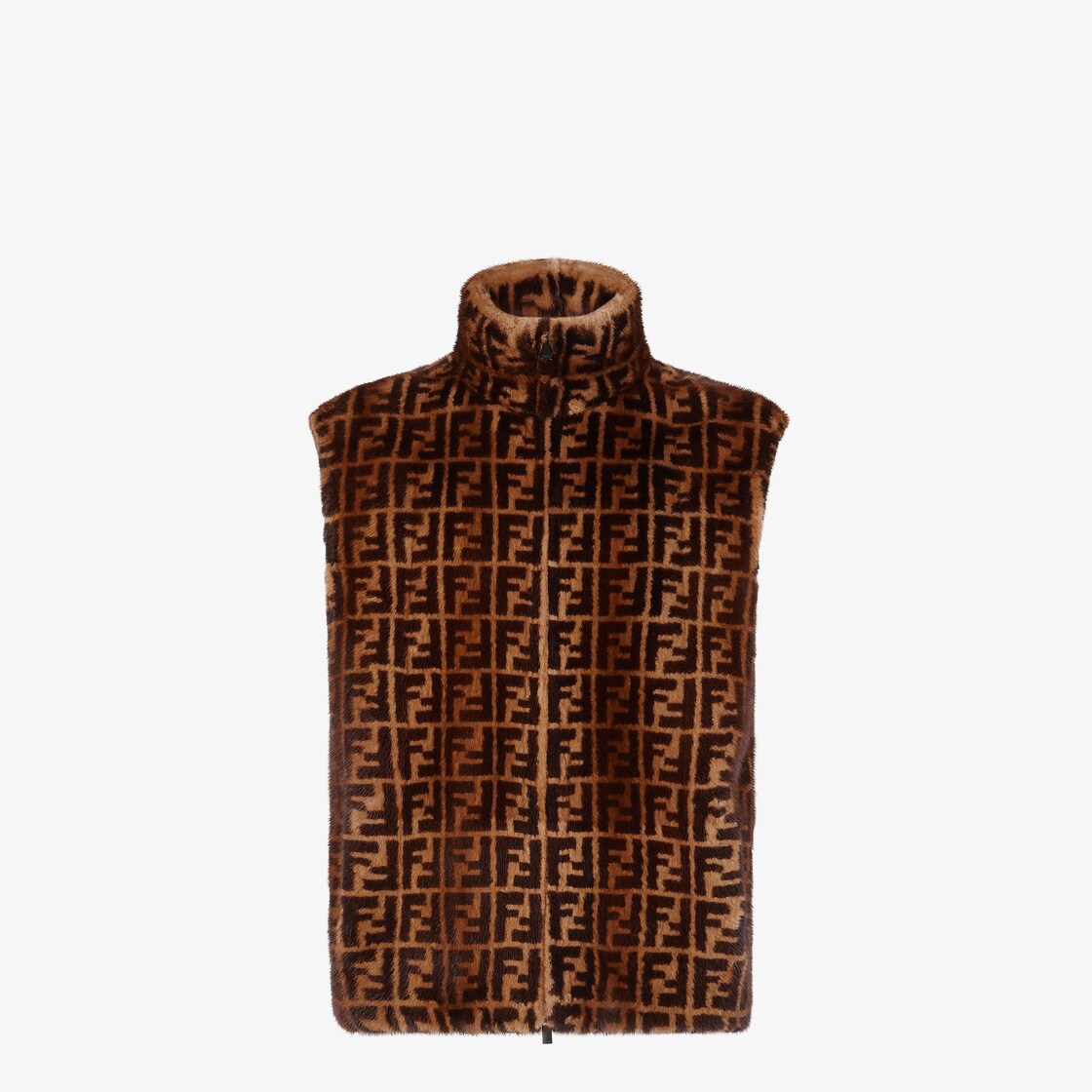 Fendi vest cheap with fur pockets