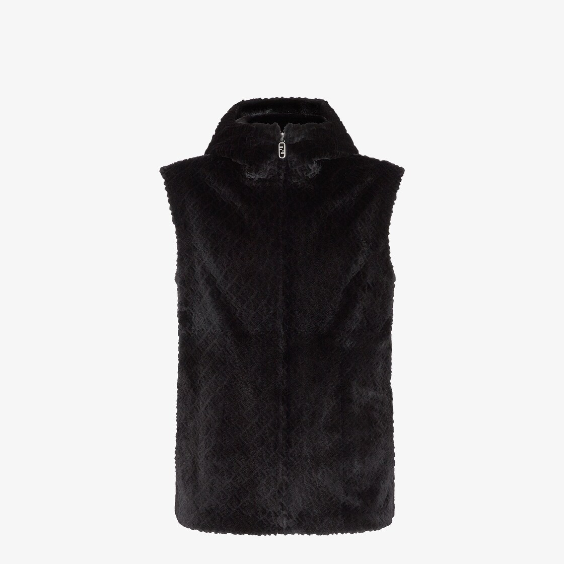 Gilet Black FF mink gilet Black - Image 1/3