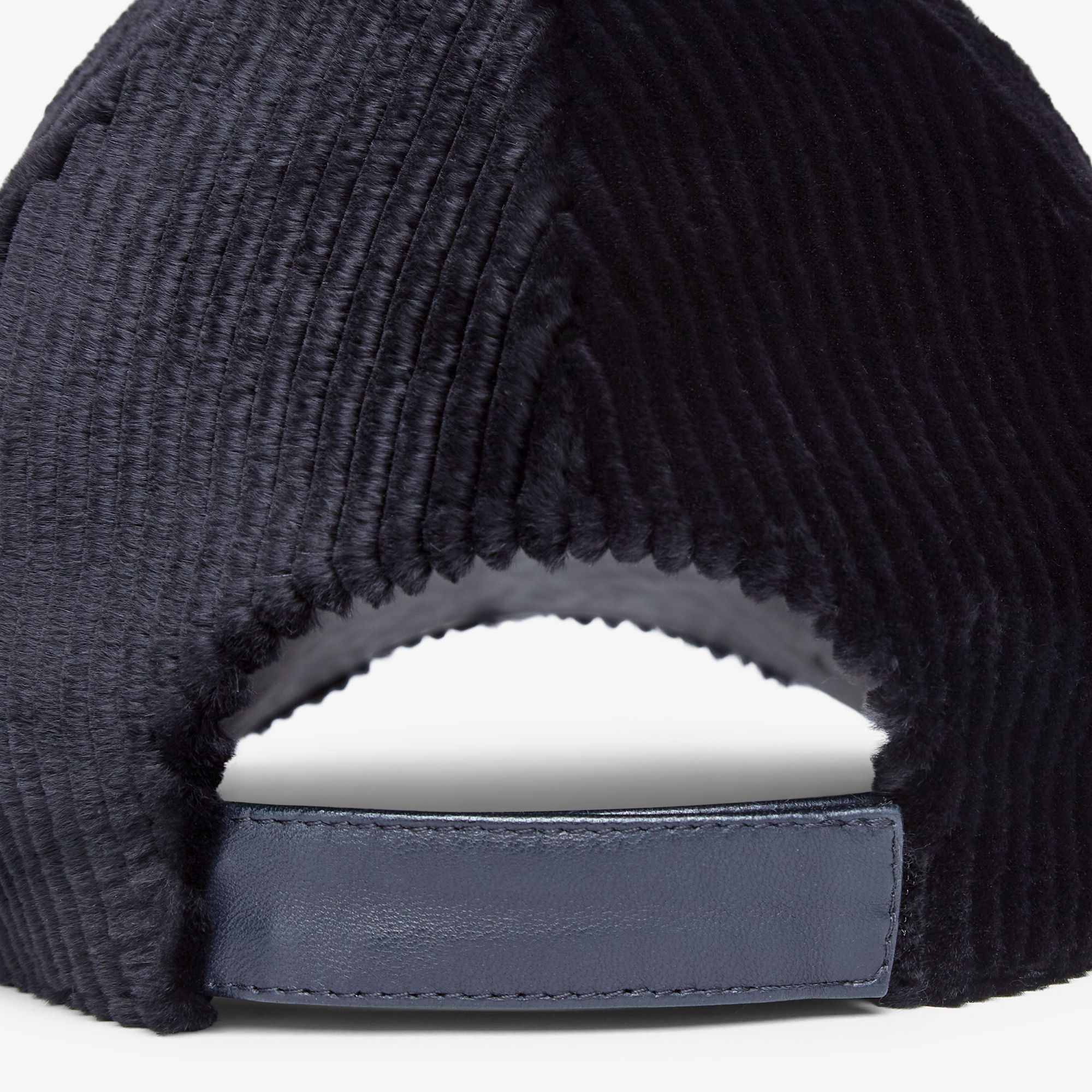 Fendi Navy Corduroy Hat Fendi Men main image 3