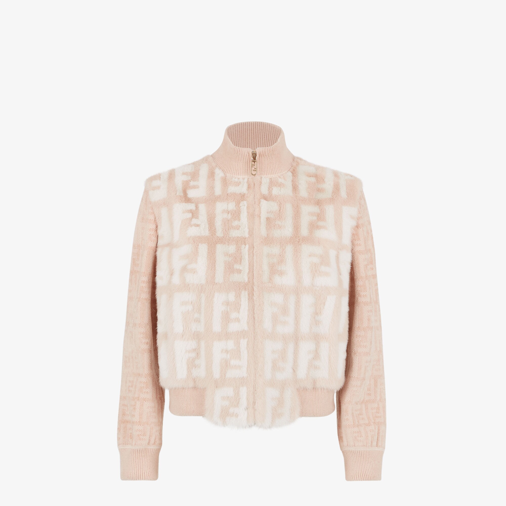 Bomber jacket - Pale pink mink bomber jacket | Fendi