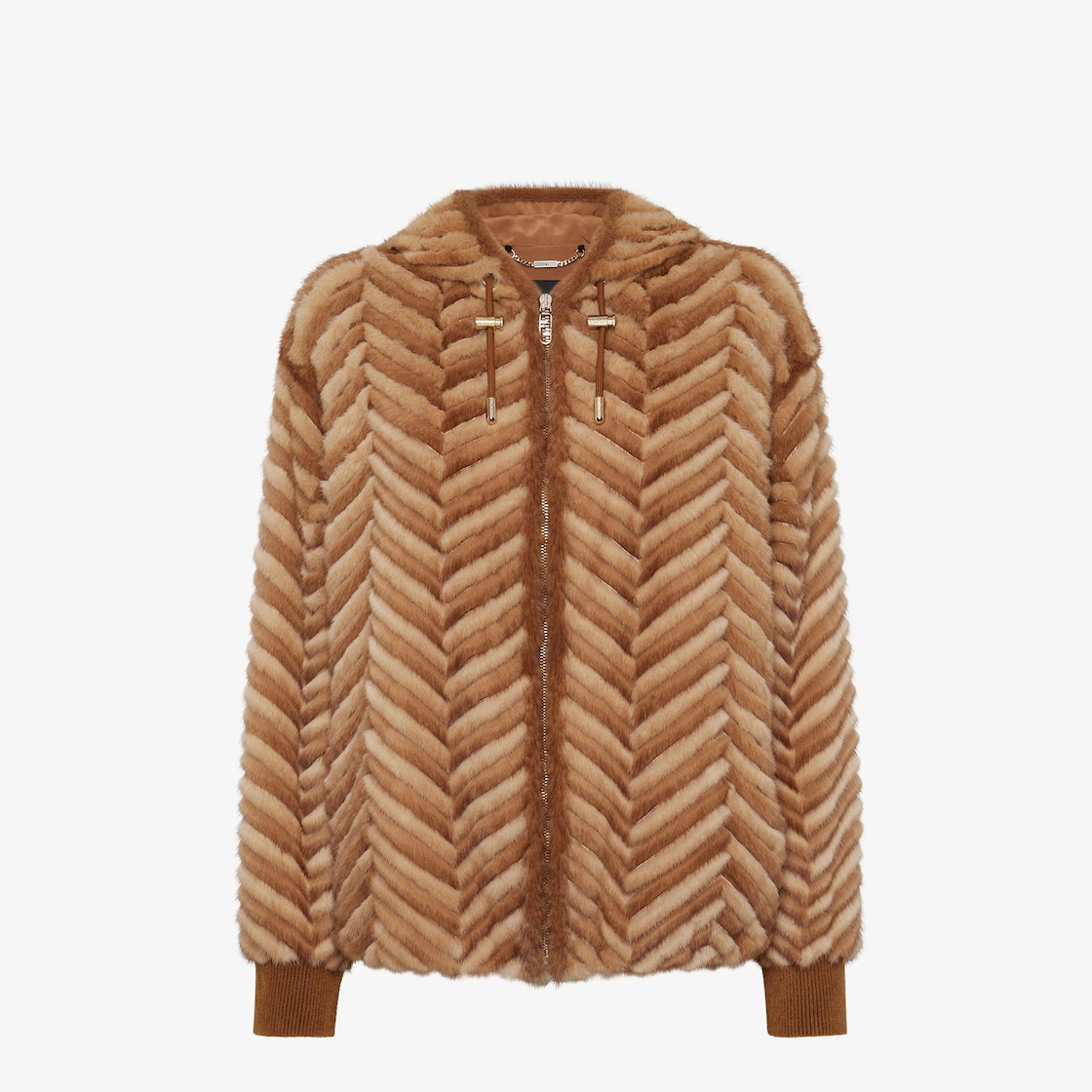 Fendi jacket with fur best sale