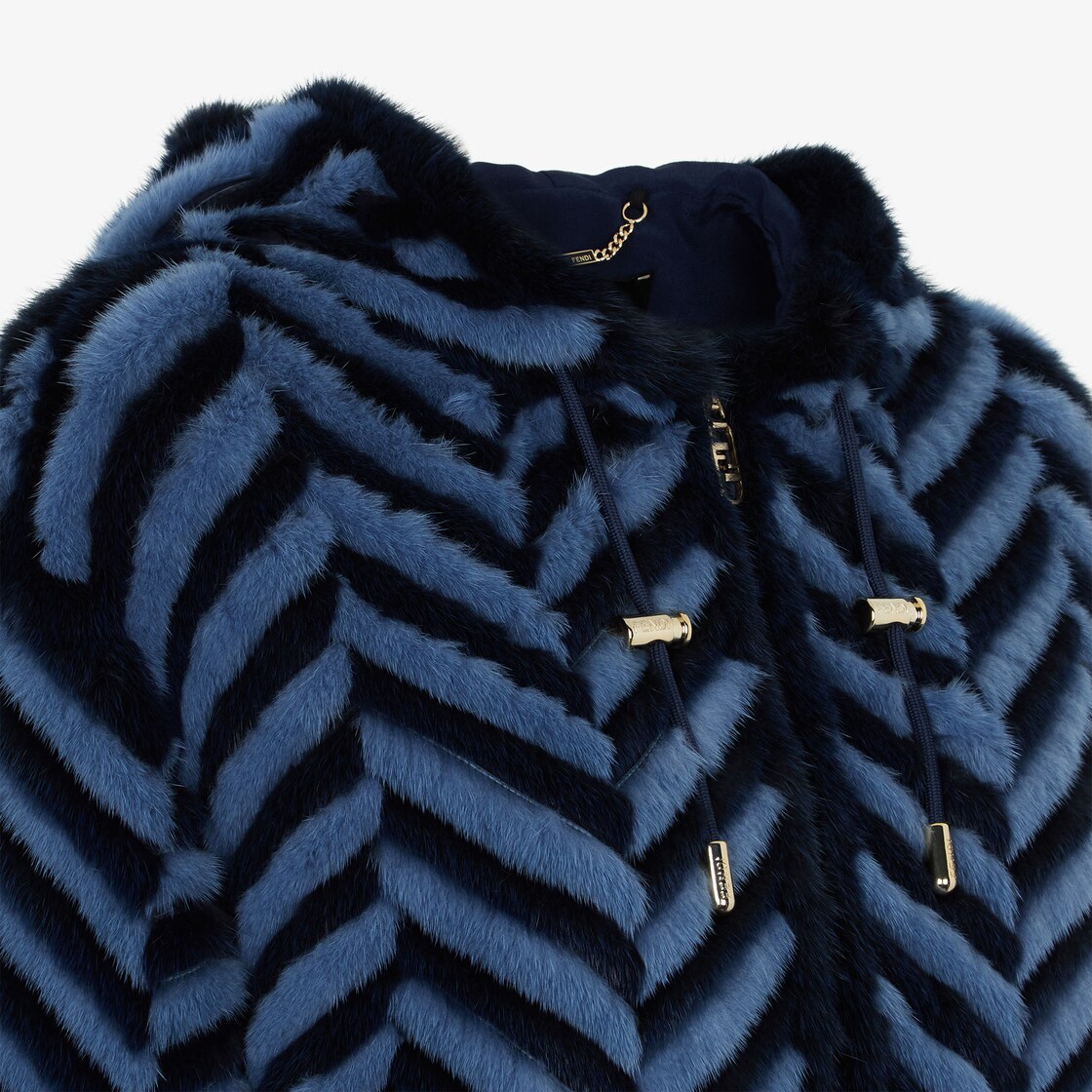 Blue hot sale fendi jacket