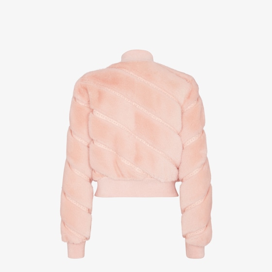 Fendi Long-sleeved cropped bomber jacket | Thumbnail 2