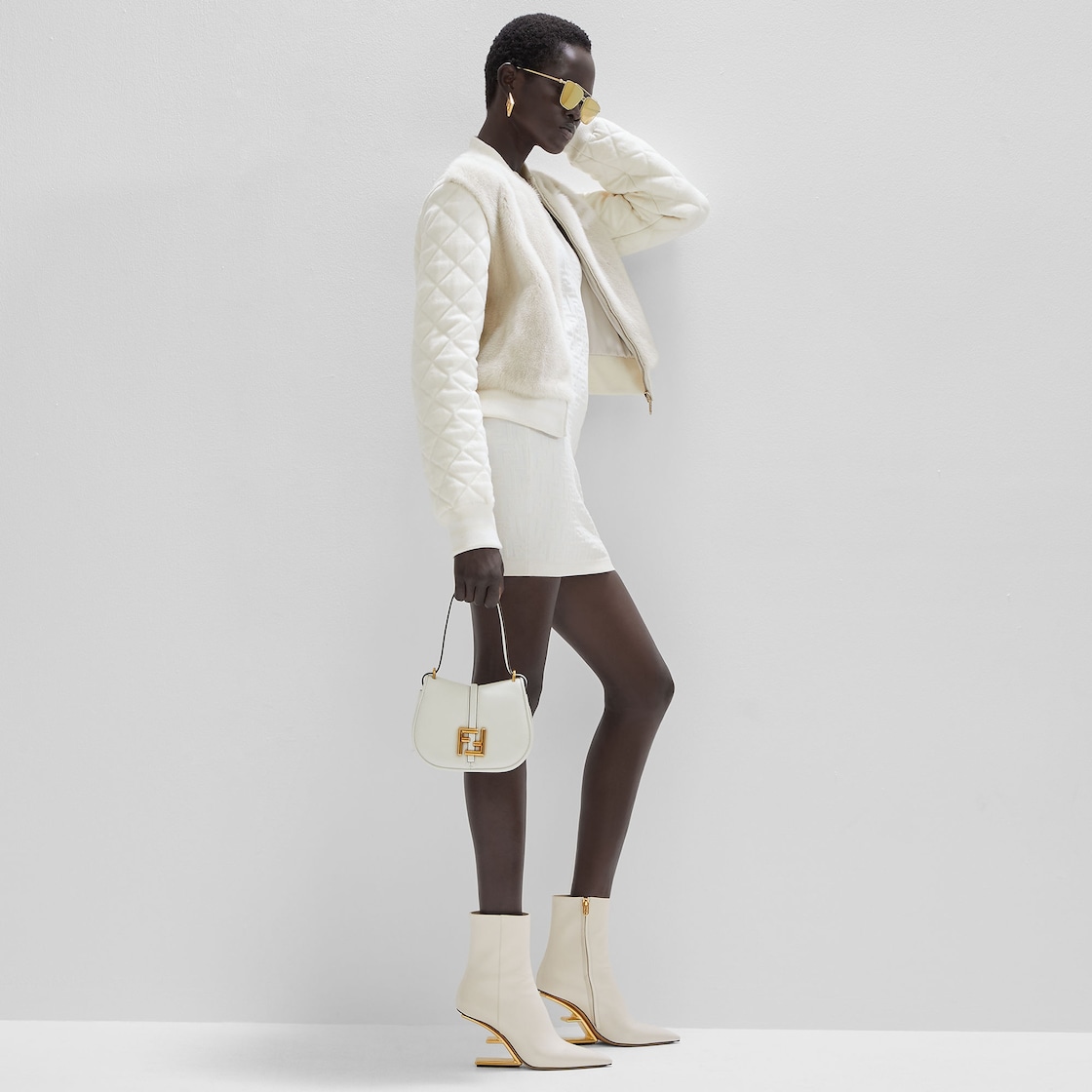 Bomber jacket Fabric White - Image 4/4
