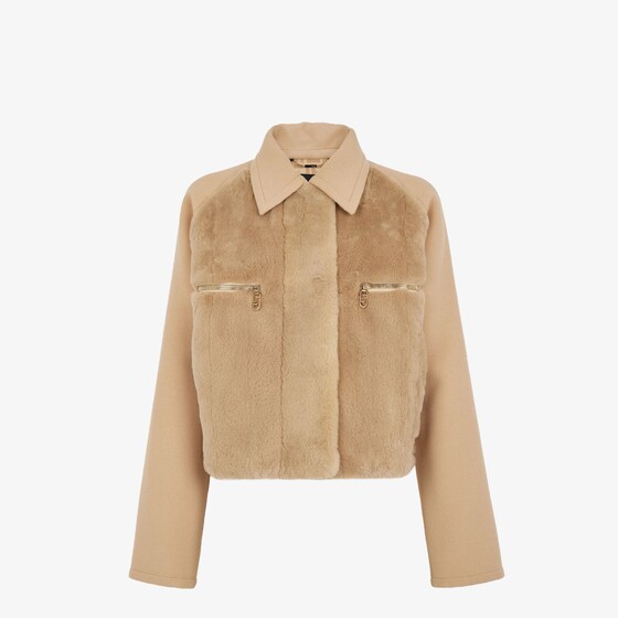 Fendi Jacket In Neutral