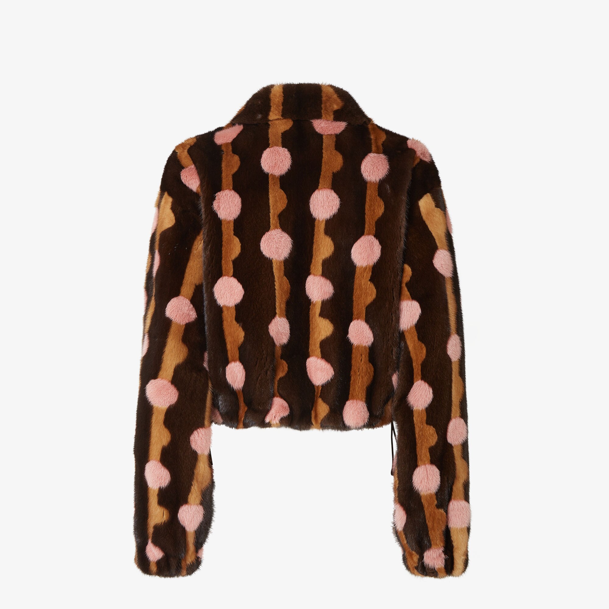 FENDI ジャケット　美品 FENDI FENDACE Zucca pattern Versace jacket Brown polyester/cotton