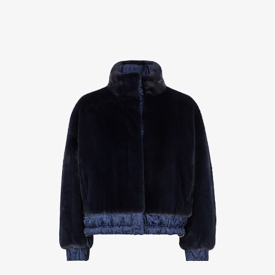 Fendi Reversible cropped waistcoat with high collar