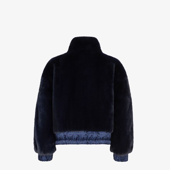 Fendi Reversible cropped waistcoat with high collar | Thumbnail 2