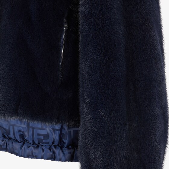 Fendi Reversible cropped waistcoat with high collar | Thumbnail 3
