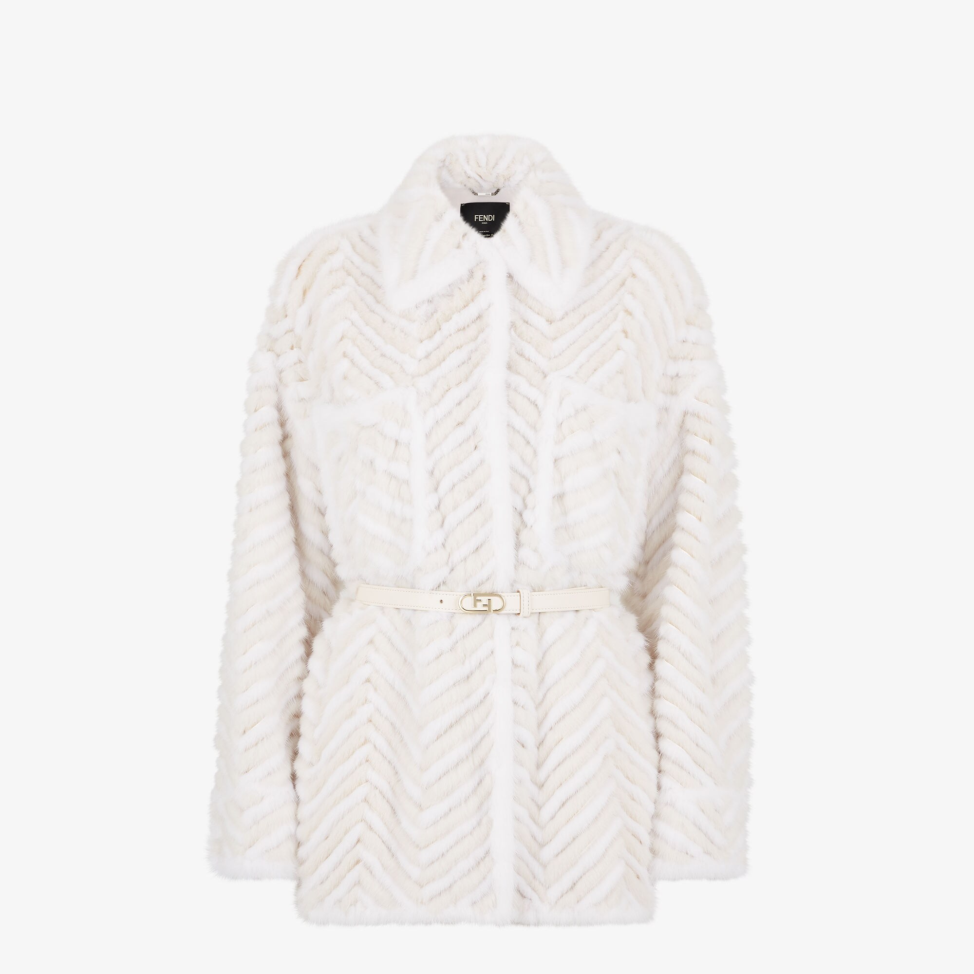 FENDI 極美品 フェンディ 2022年製 FNE18I ミンク パイソン ZIP