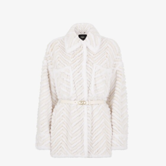 Fendi Jacket In White
