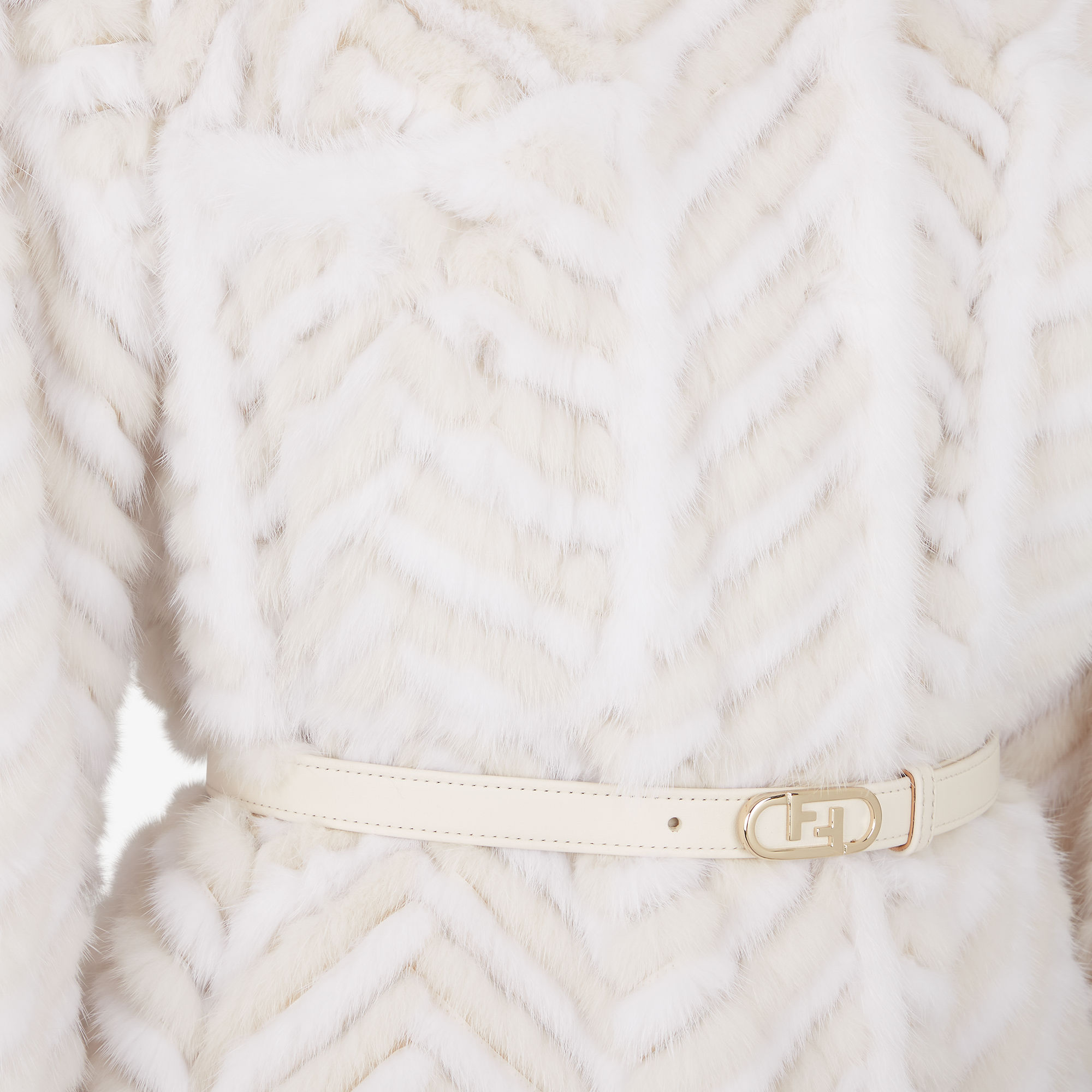 ジャケット ファー ホワイト | Fendi