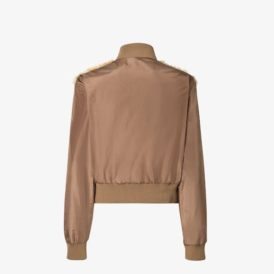 Fendi Bomber jacket with rib-knit collar and edges | Thumbnail 2