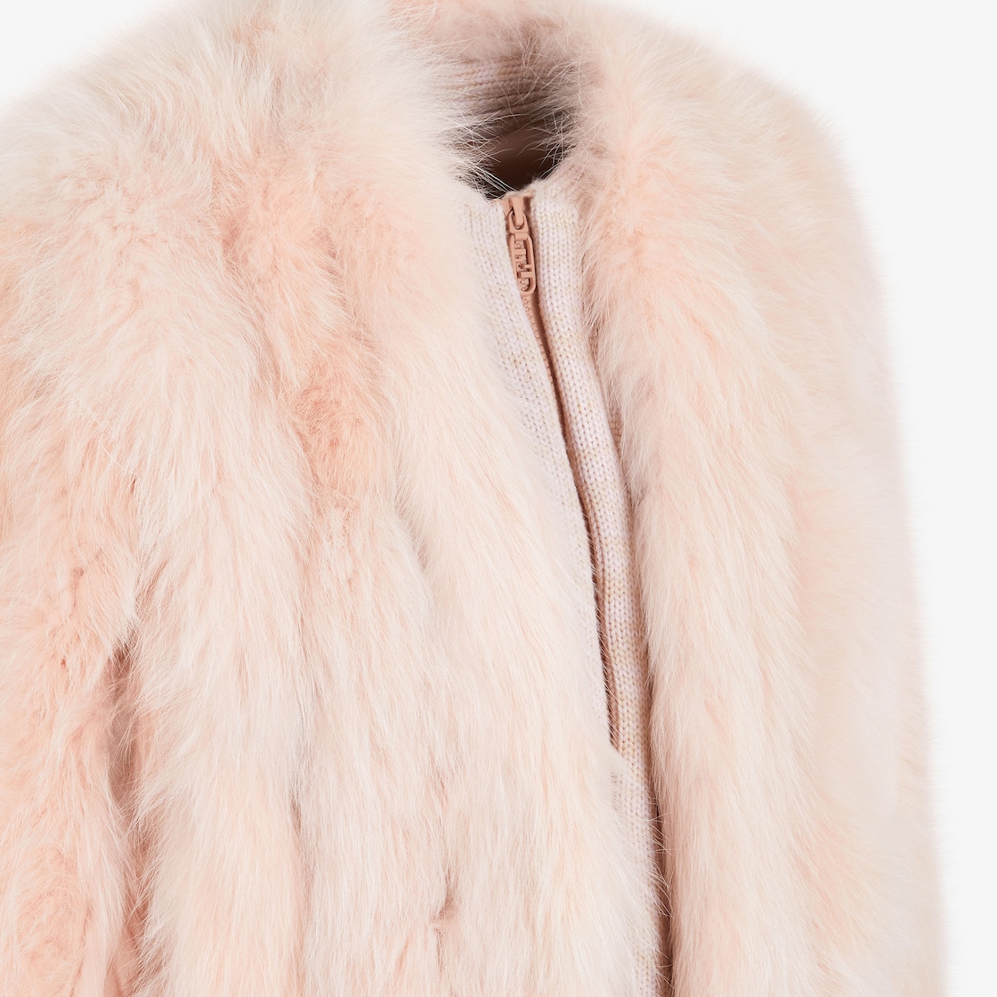 Fendi pink sale fur coat