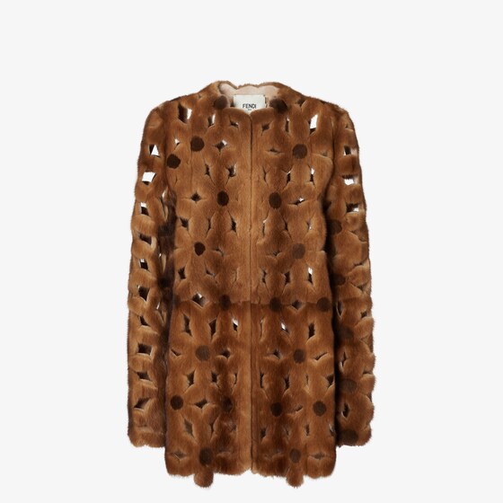 Fendi Coat In Multi