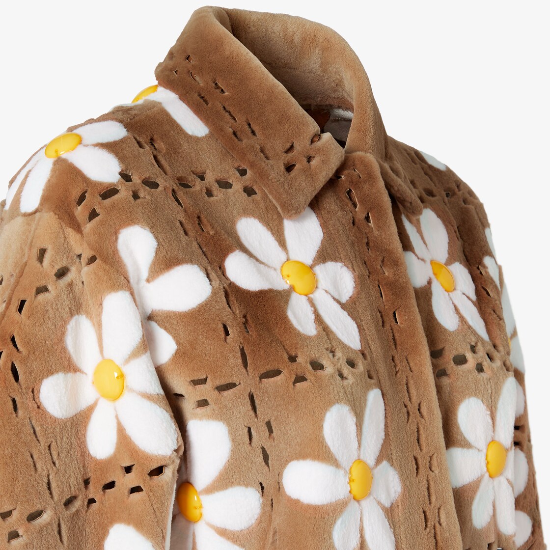 Coat Brown inlaid mink coat Multicolor - Image 3/4