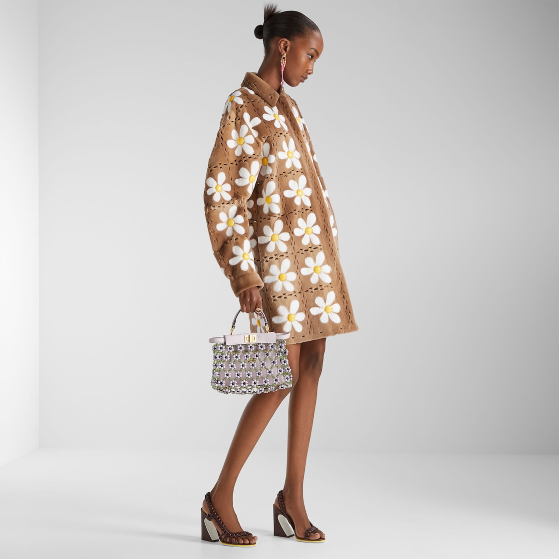 Coat Brown inlaid mink coat Multicolor - Image 4/4