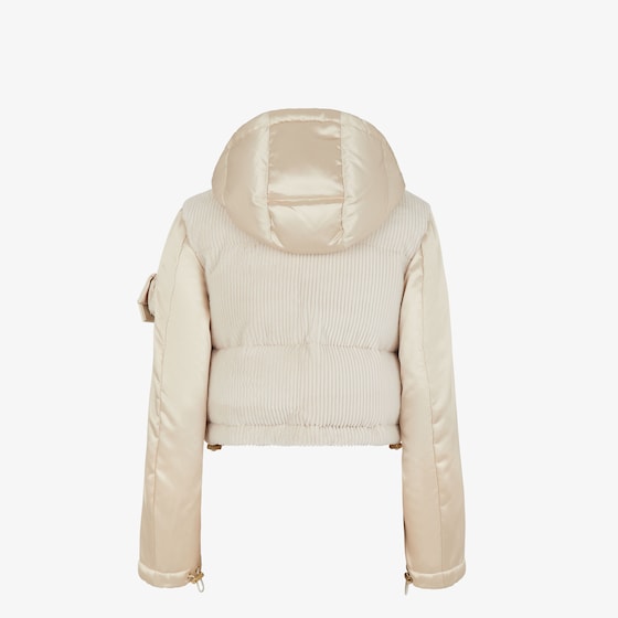 Fendi Cropped, padded jacket with high collar and removable hood | Thumbnail 2