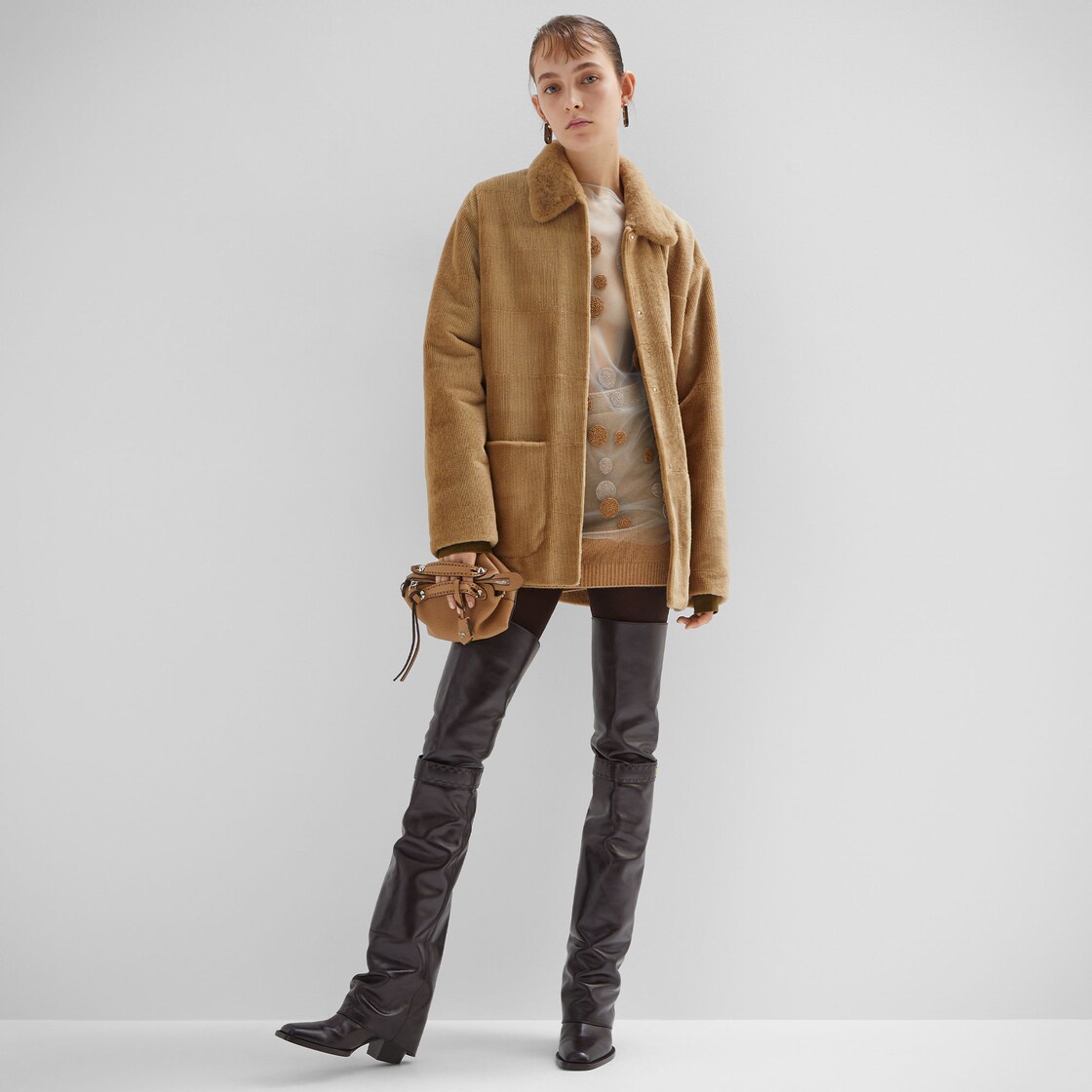 Coats Outerwear Women Fendi