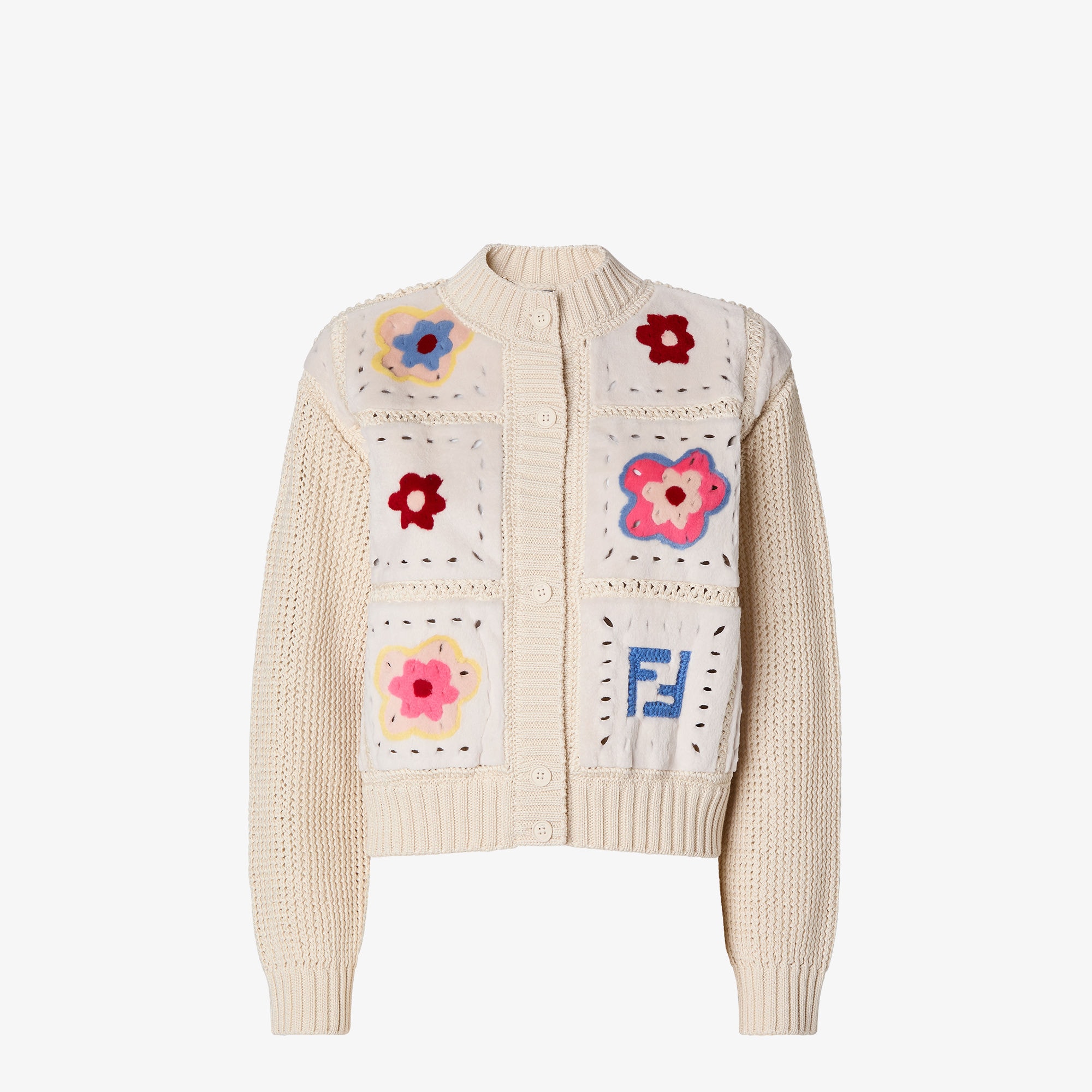 Cardigan - Beige | FENDI US