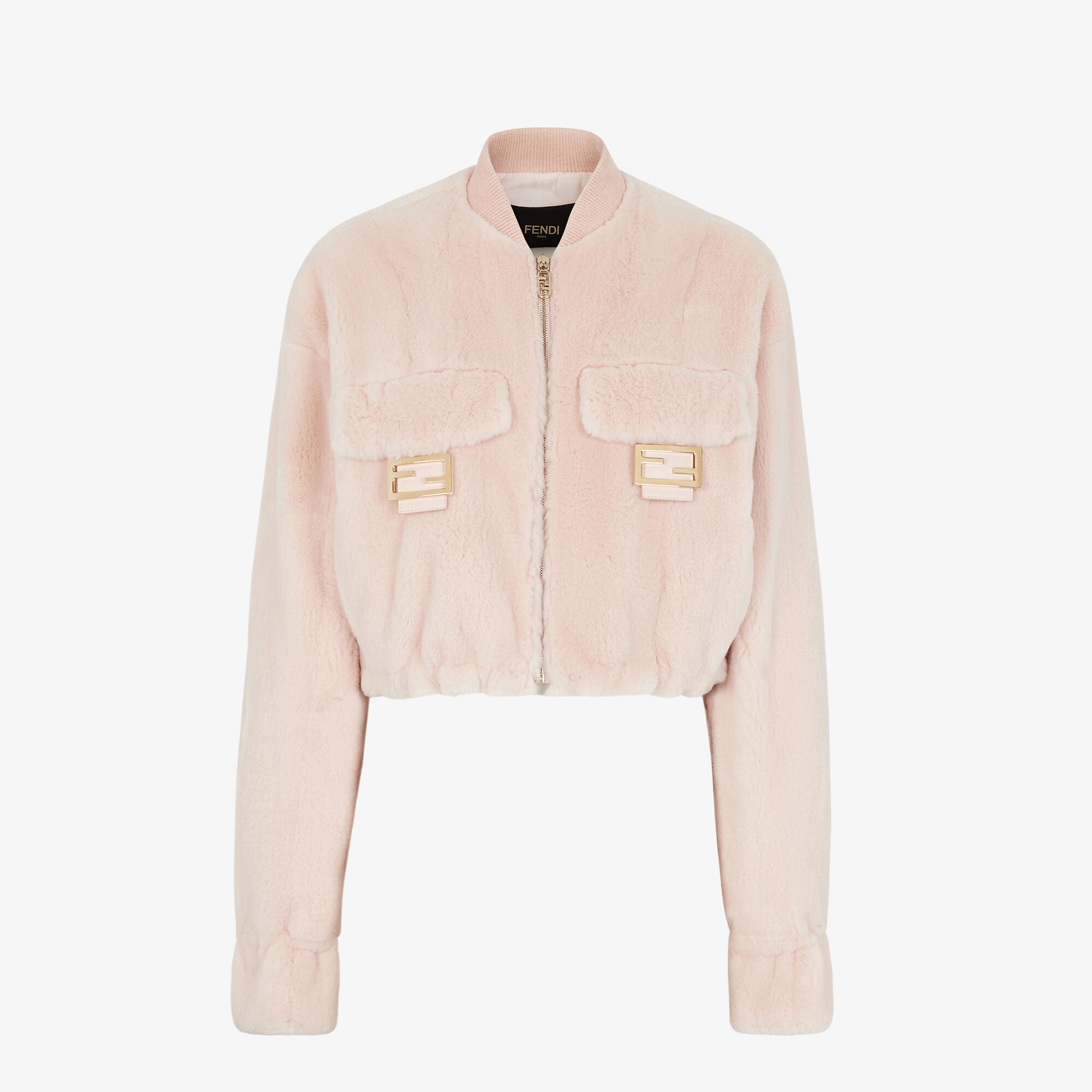 Bomber jacketPink mink bomber jacket