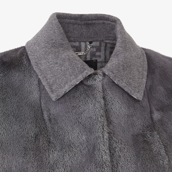 Fendi Short jacket with shirt collar | Thumbnail 3