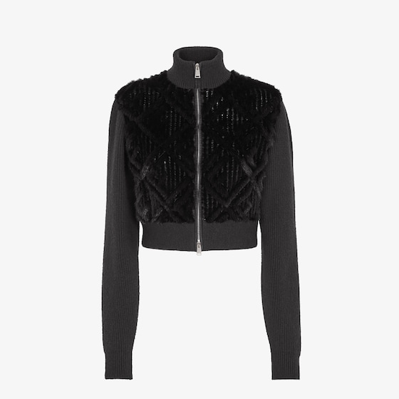 Fendi Blouson In Black