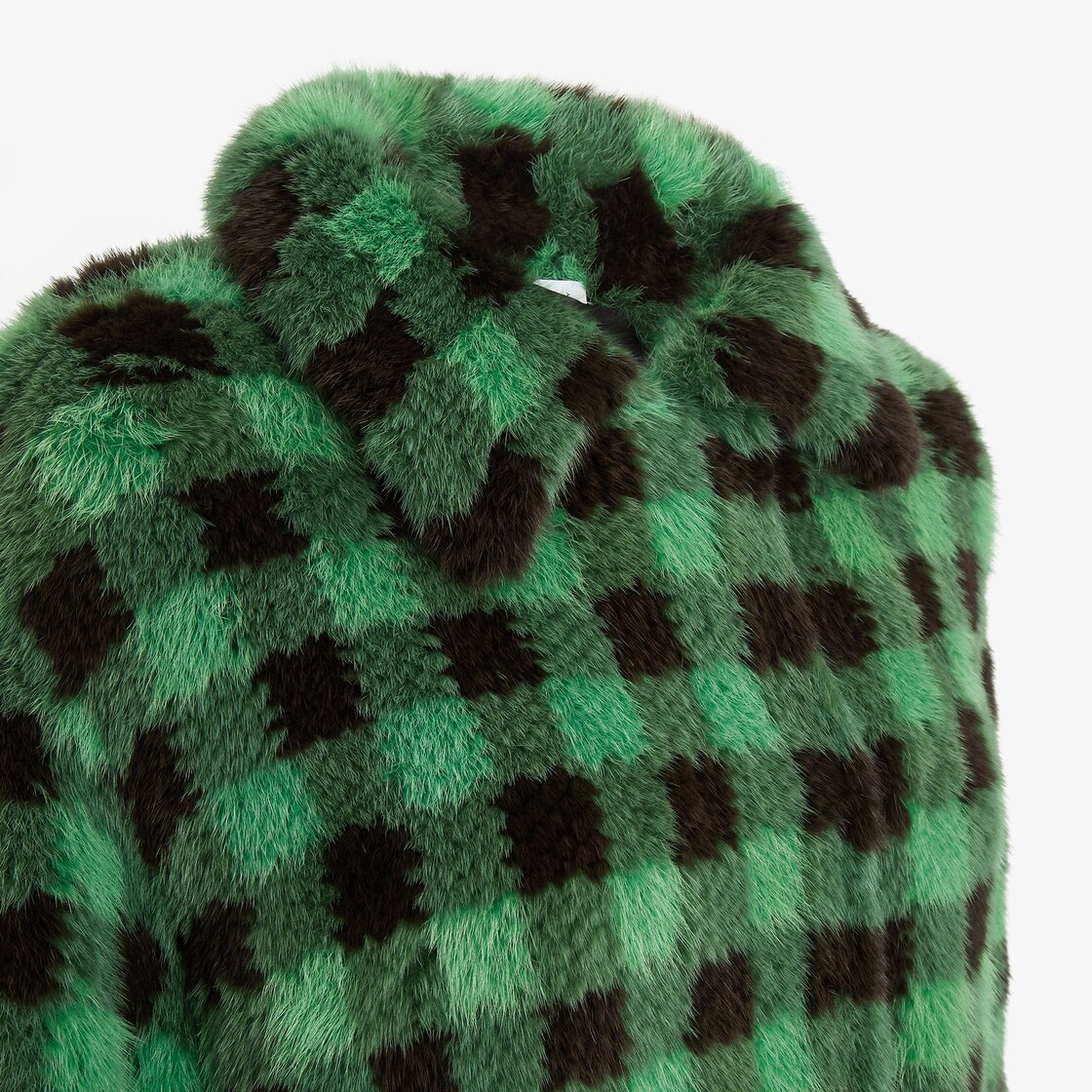 Coat Fur Green - Image 4/4