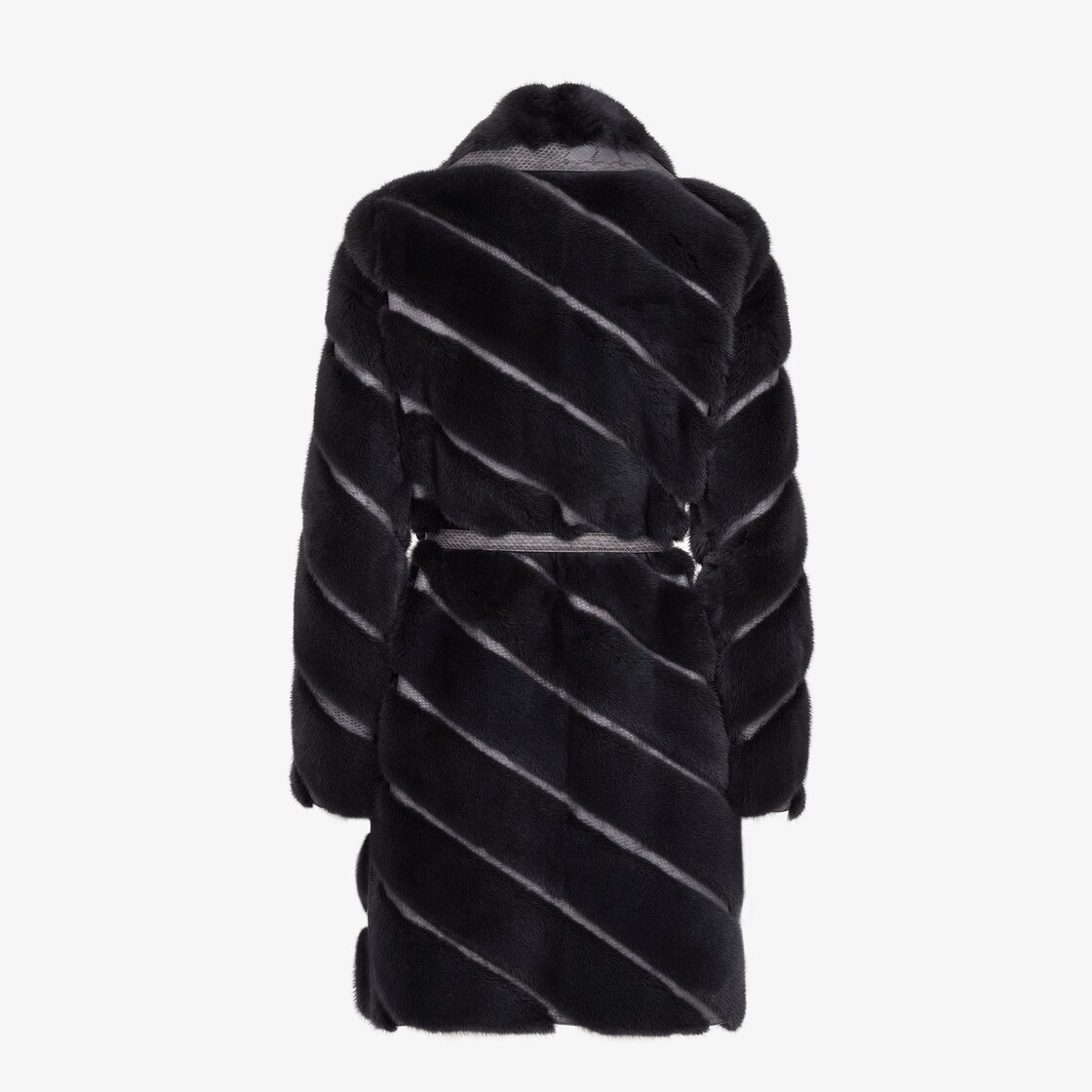 Coat Fur Grey - Image 2/3