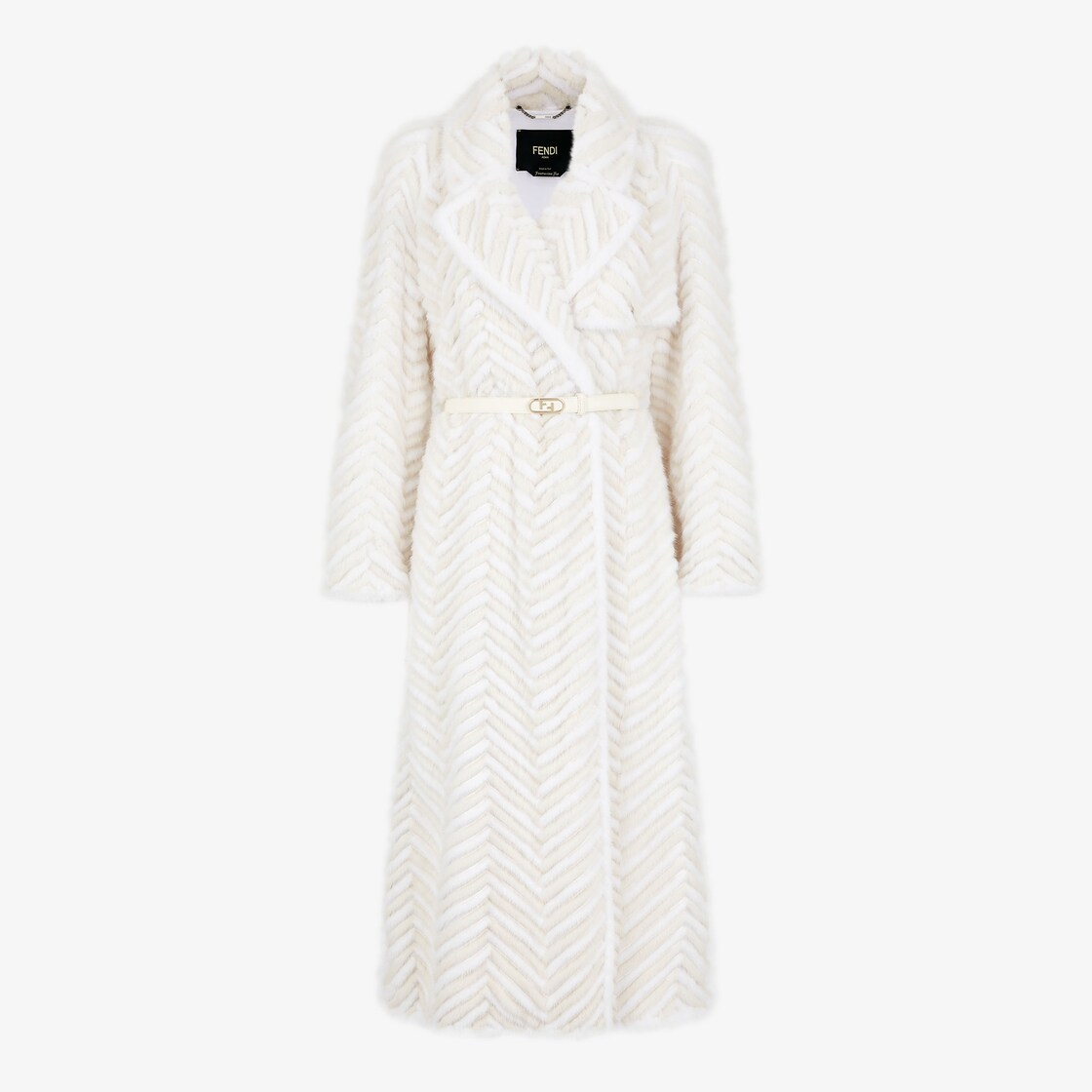 Fendi Fur Coat in White