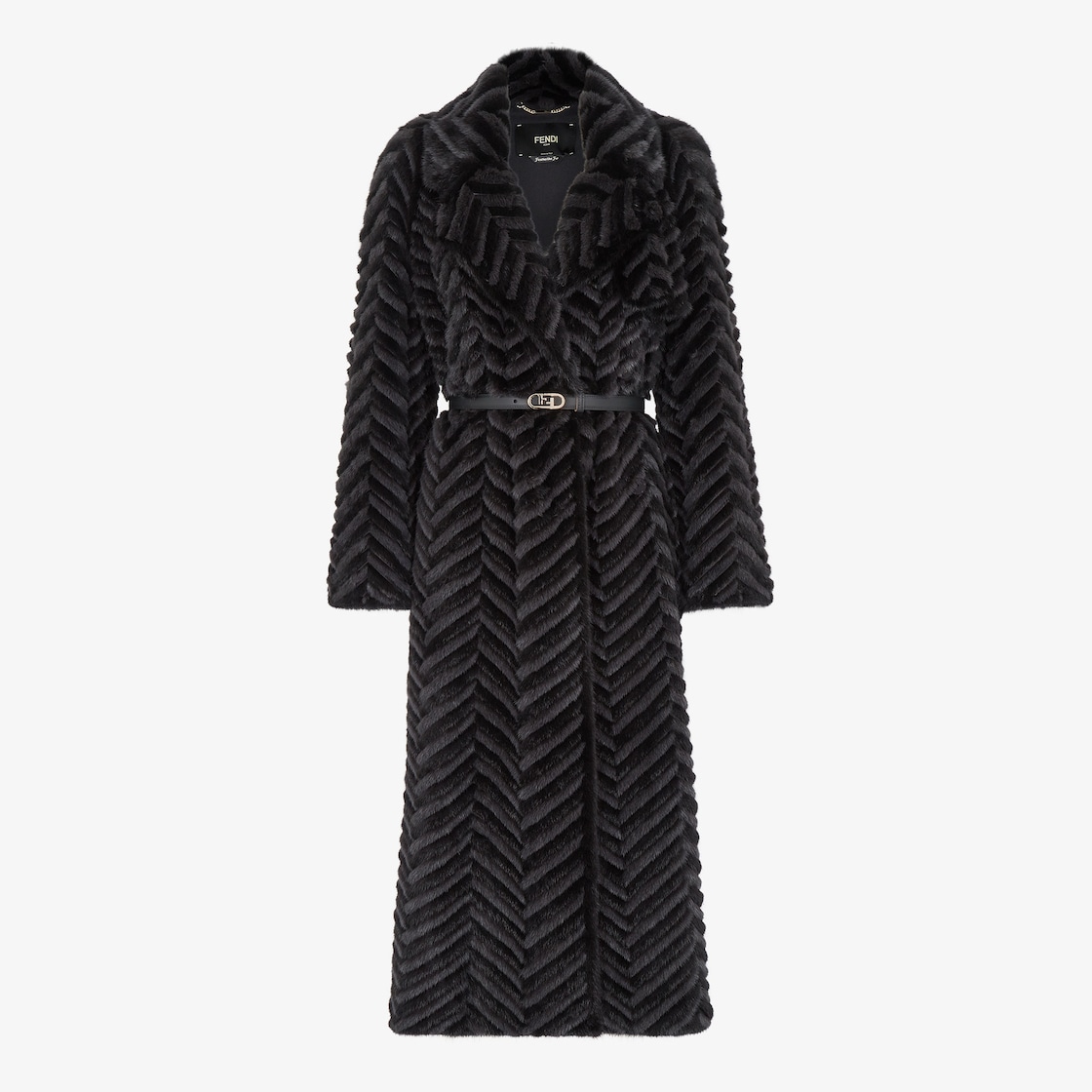 Coat Black mink coat Fendi